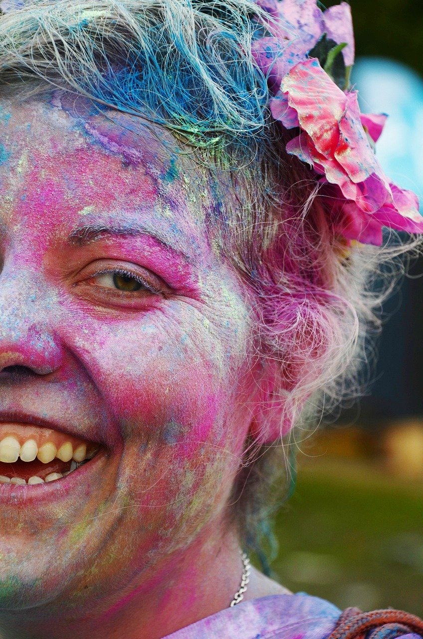 color run festivals, girl, colorful-438159.jpg